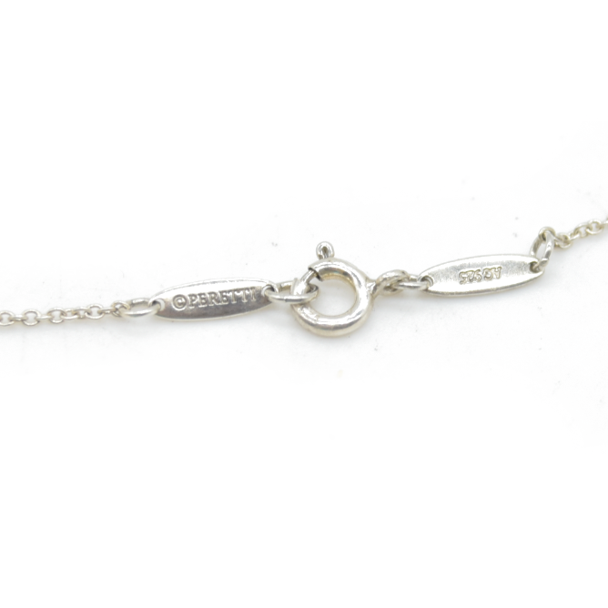 $360 Tiffany & Co. Elsa Peretti 11 mm Open Heart Pendant Sterling Silver