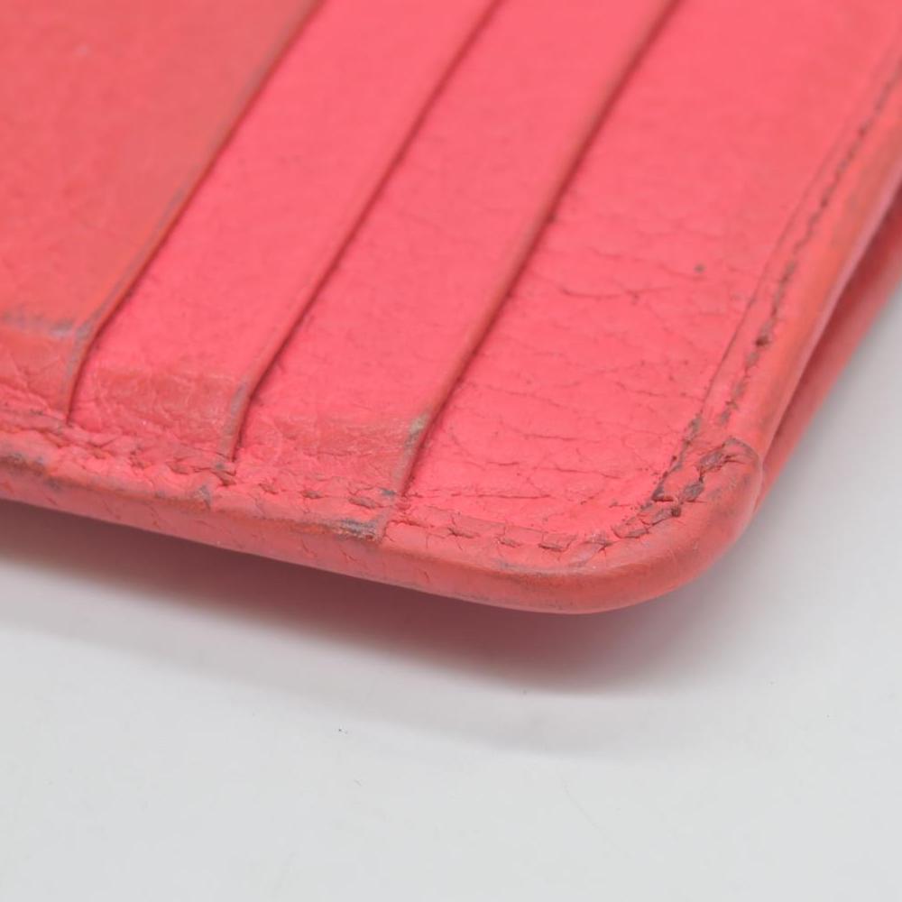 $470 GUCCI Gg Marmont Keychain Card Case Pink CONSIGNMENT