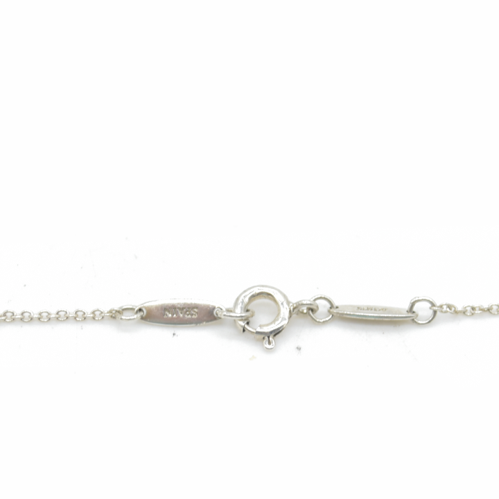 $360 Tiffany & Co. Elsa Peretti 11 mm Open Heart Pendant Sterling Silver