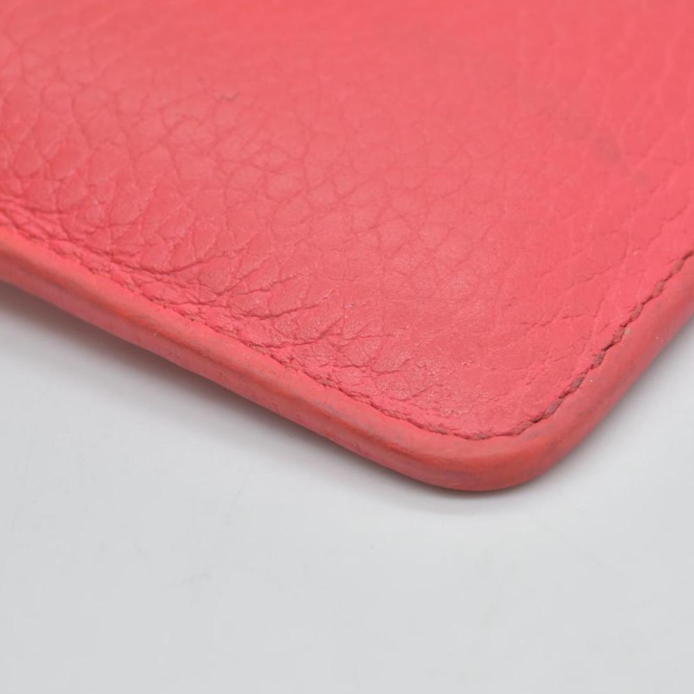 $470 GUCCI Gg Marmont Keychain Card Case Pink CONSIGNMENT