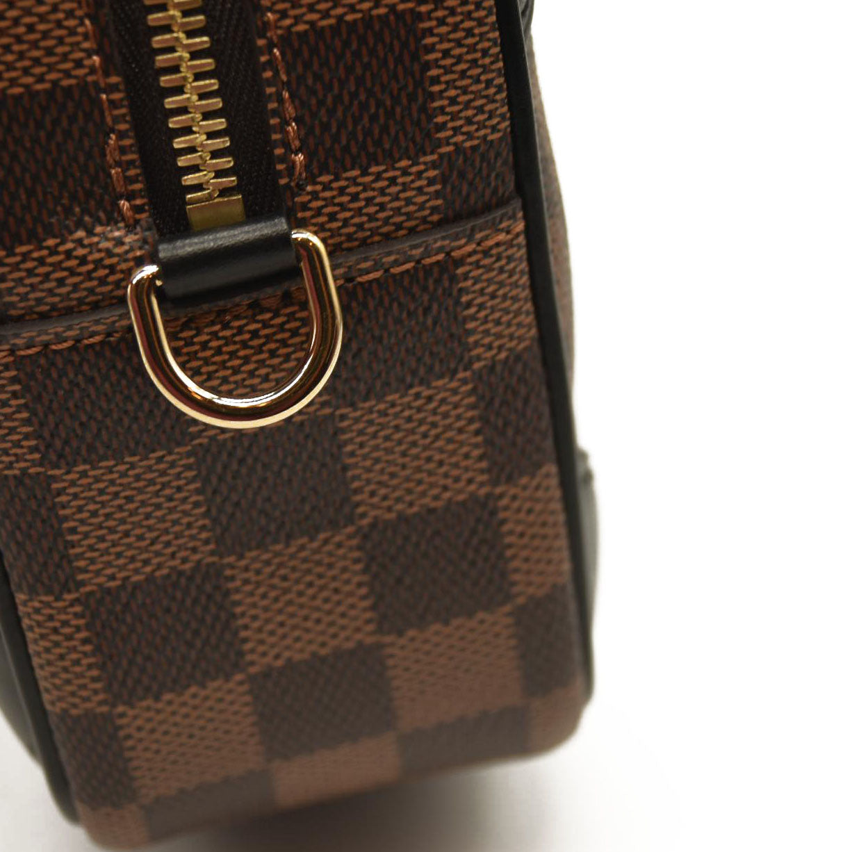 LOUIS VUITTON Damier Ebene Valisette Souple BB Black