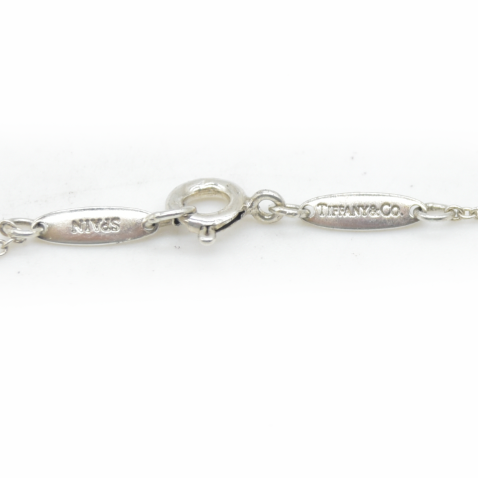 $360 Tiffany & Co. Elsa Peretti 11 mm Open Heart Pendant Sterling Silver