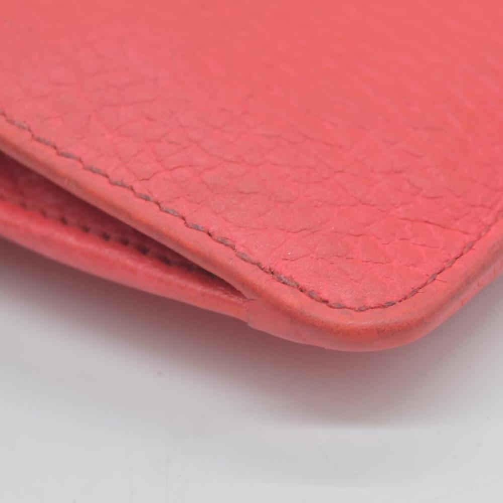 $470 GUCCI Gg Marmont Keychain Card Case Pink CONSIGNMENT