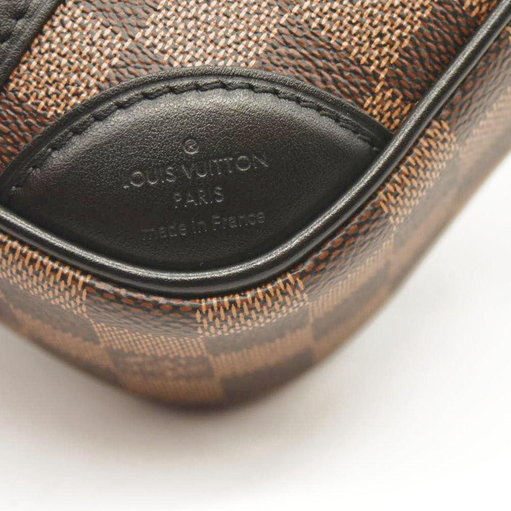 LOUIS VUITTON Damier Ebene Valisette Souple BB Black