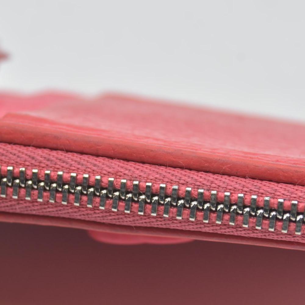 $470 GUCCI Gg Marmont Keychain Card Case Pink CONSIGNMENT