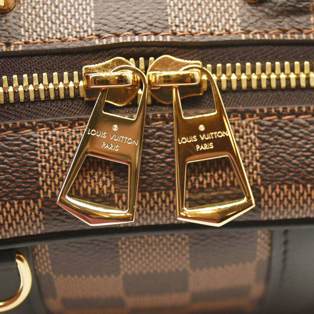 LOUIS VUITTON Damier Ebene Valisette Souple BB Black