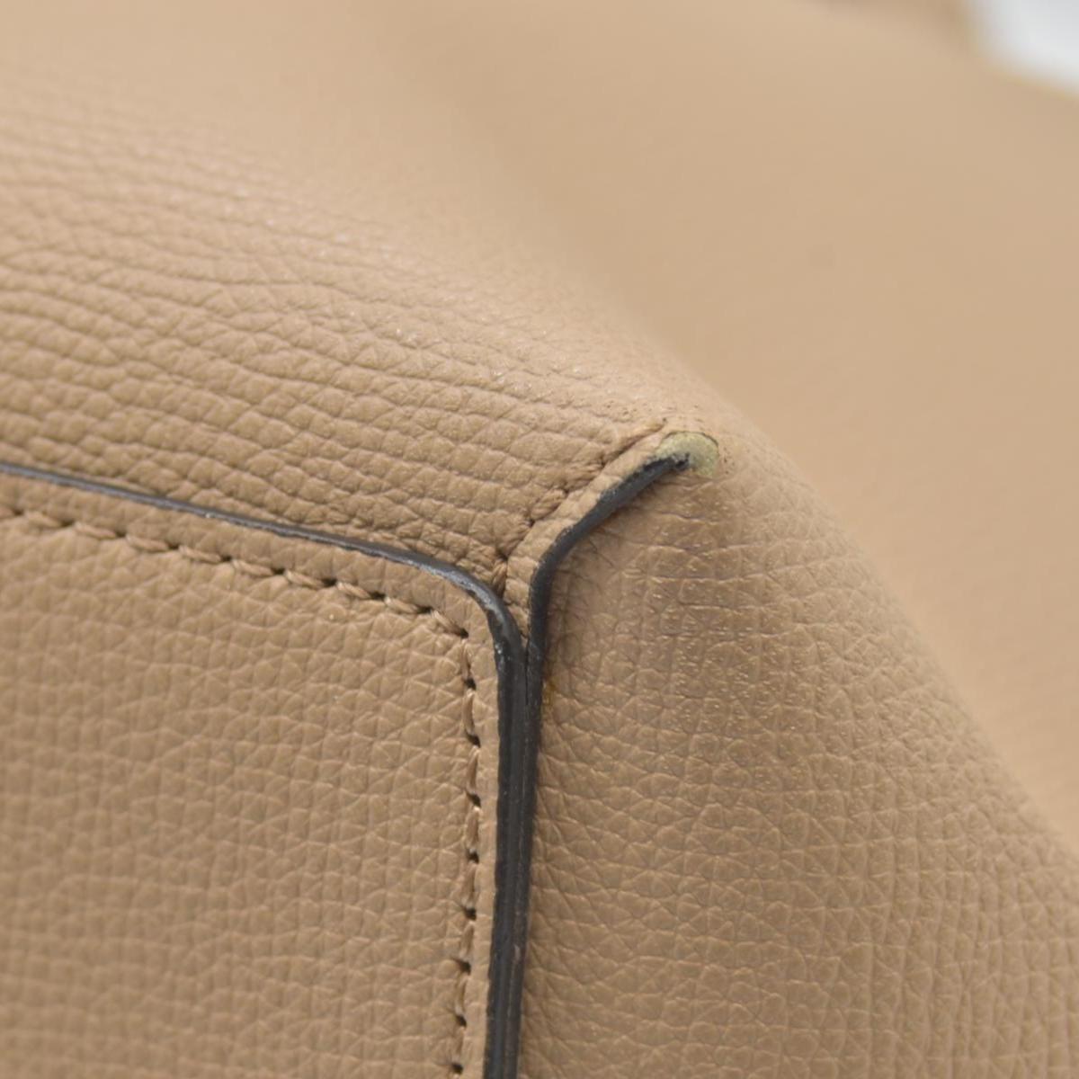 $1790 Burberry Grainy Calfskin Haymarket Check Medium Tote Mid Camel