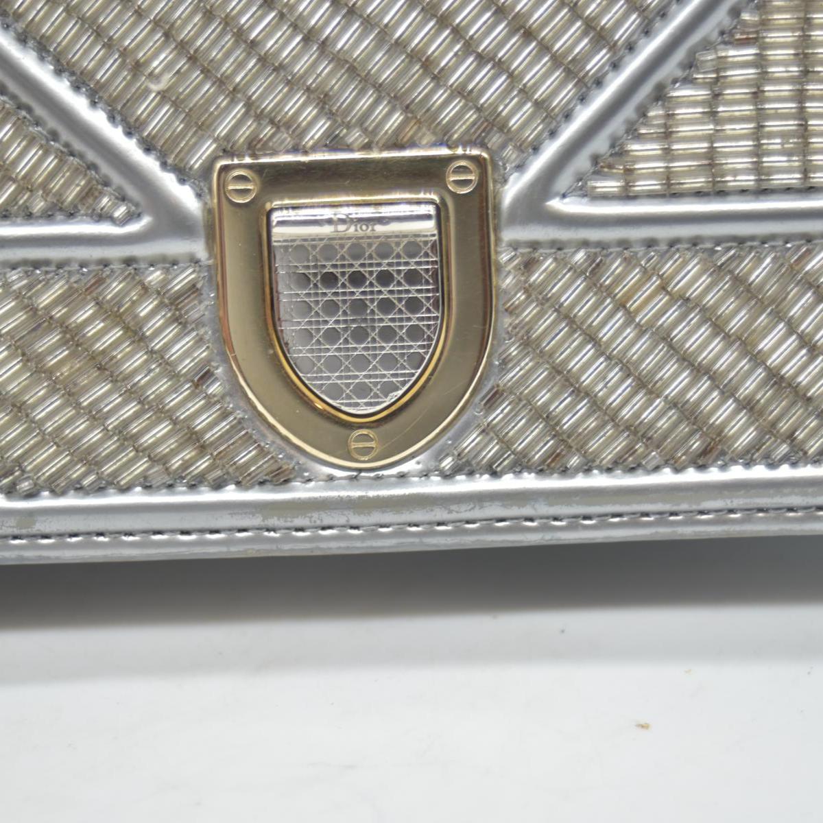 $3,400 CHRISTIAN DIOR Lambskin Cannage Medium Diorama
