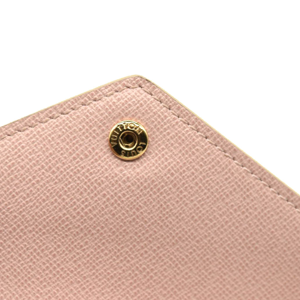 Louis Vuitton  Damier Azur Victorine Wallet Rose Ballerine FH5119