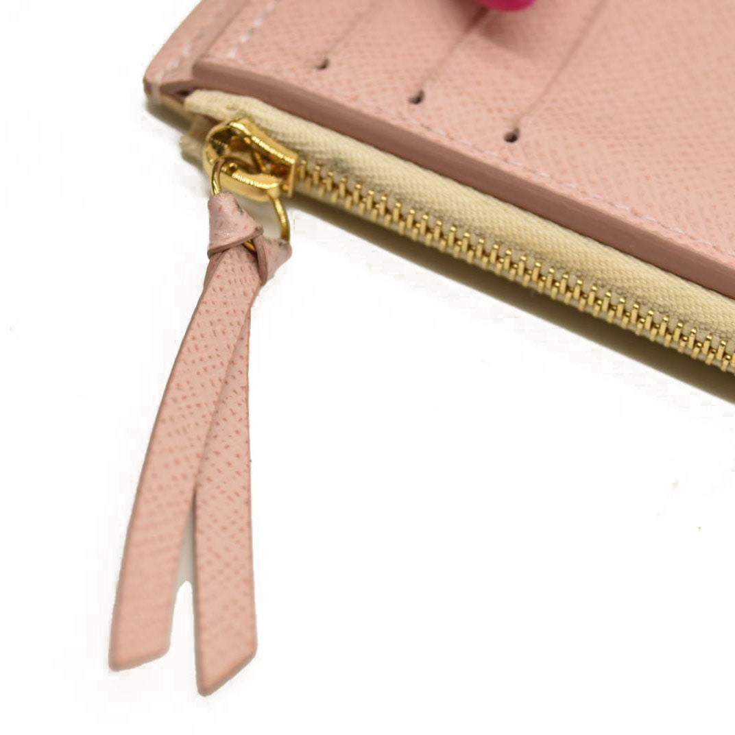 Louis Vuitton  Damier Azur Victorine Wallet Rose Ballerine FH5119