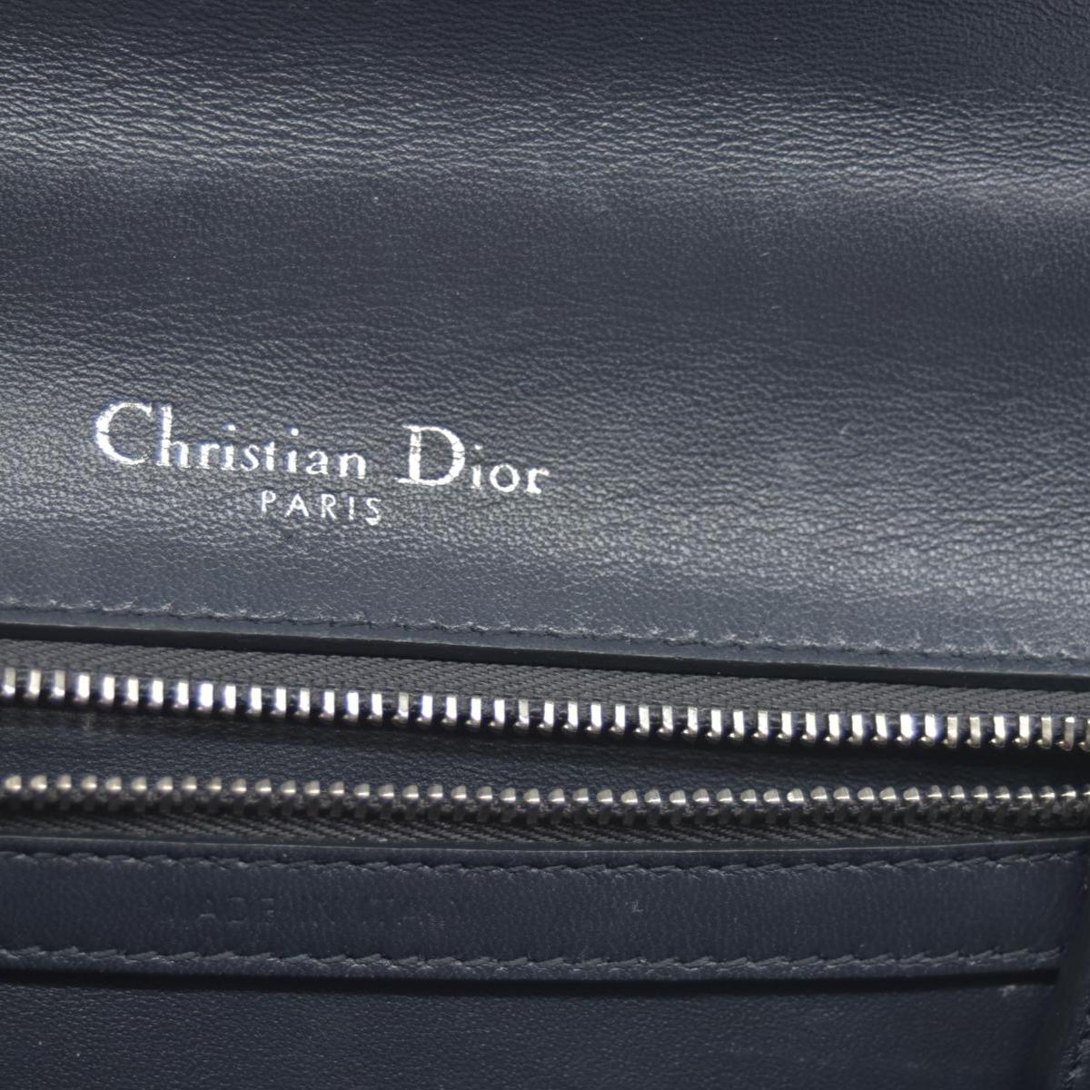 $3,400 CHRISTIAN DIOR Lambskin Cannage Medium Diorama