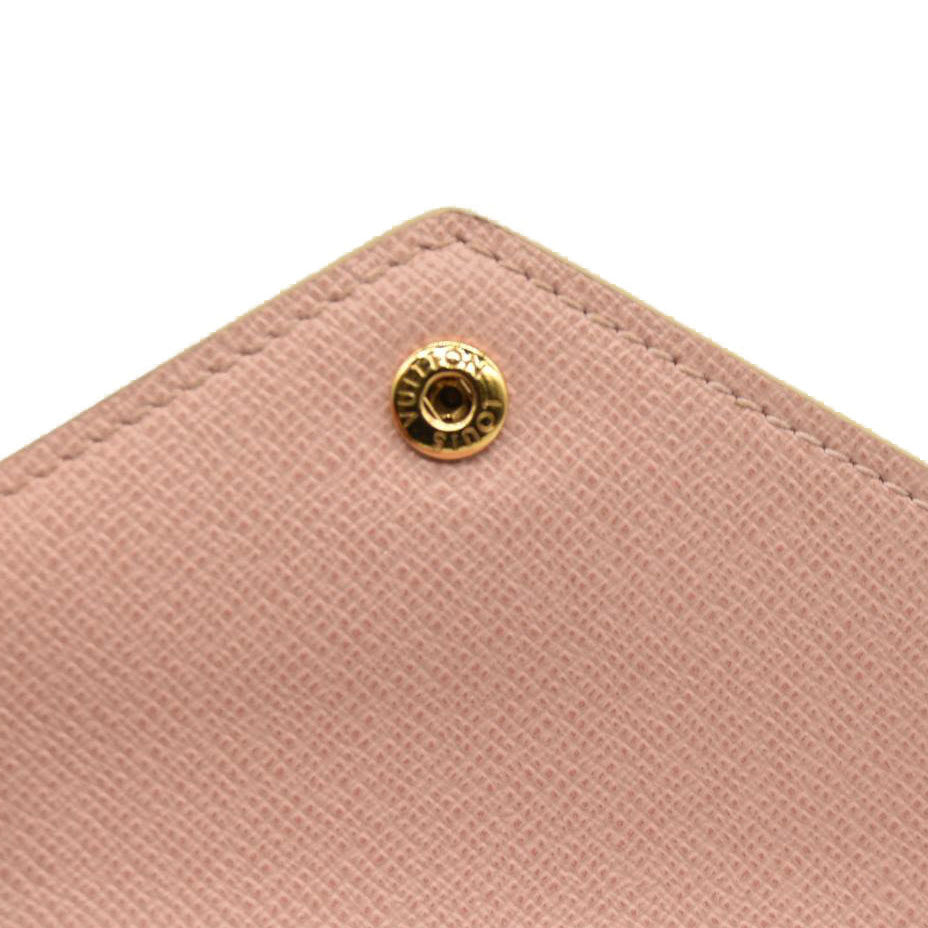 Louis Vuitton  Damier Azur Victorine Wallet Rose Ballerine FH5119