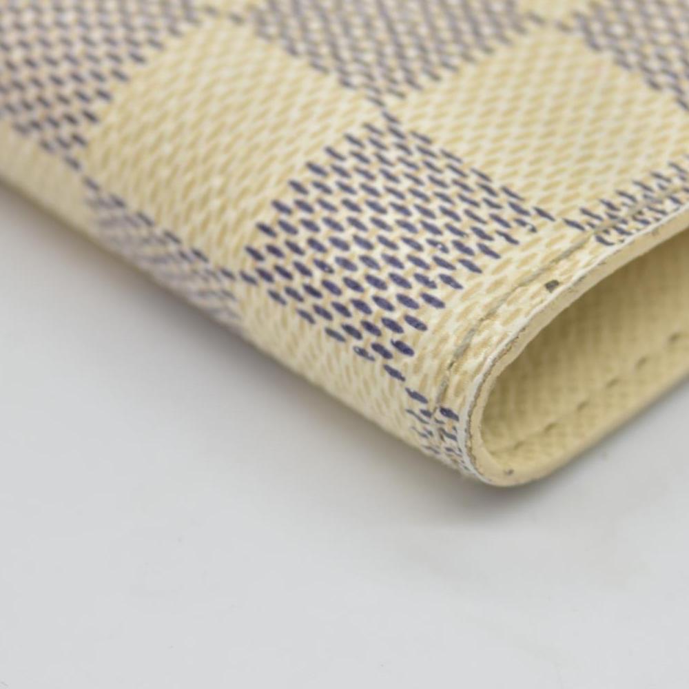 $505 2006 Louis Vuitton Damier Azur Small Ring Agenda Cover CONSIGNMENT CA1006