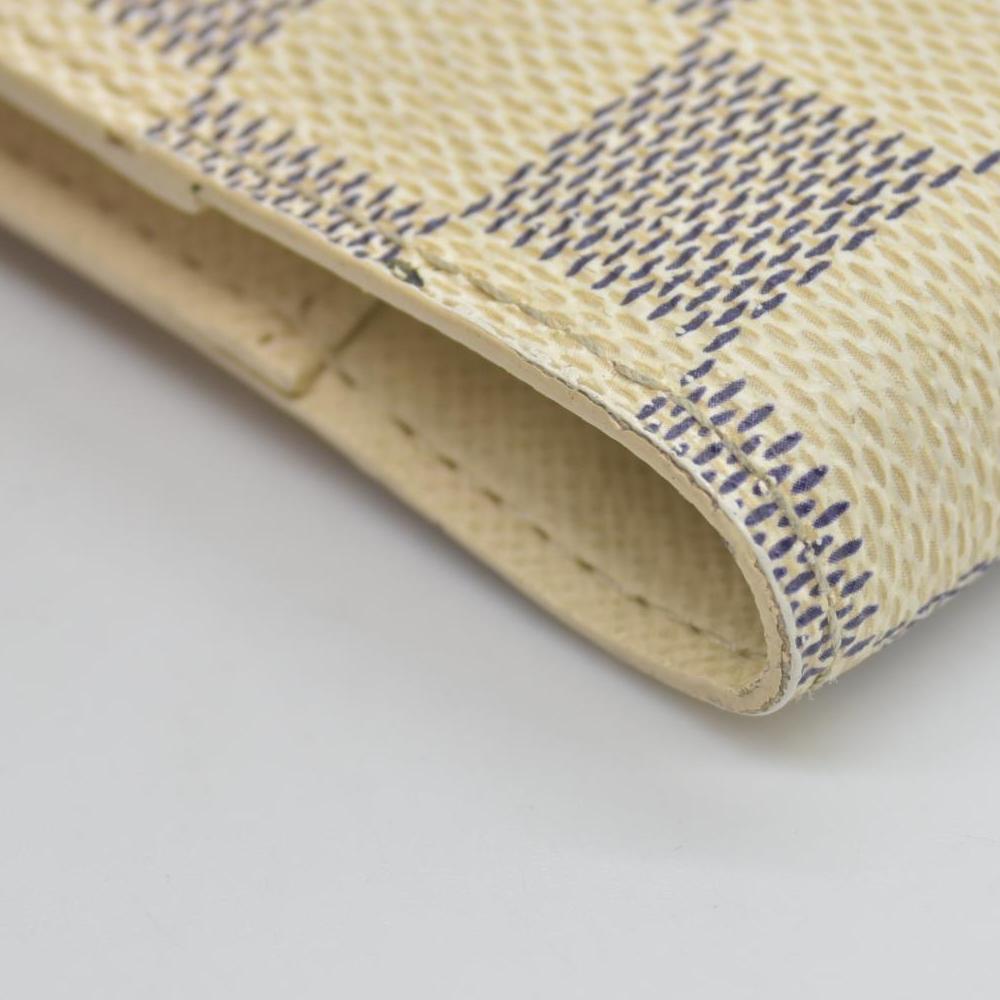 $505 2006 Louis Vuitton Damier Azur Small Ring Agenda Cover CONSIGNMENT CA1006
