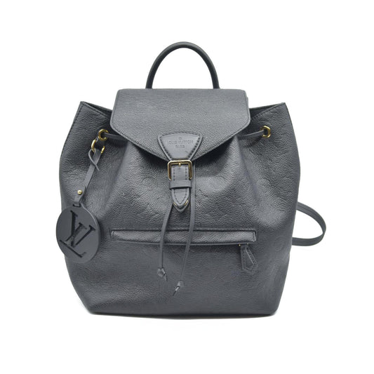 $2980 Louis Vuitton  Empreinte Montsouris NM Backpack Black Noir