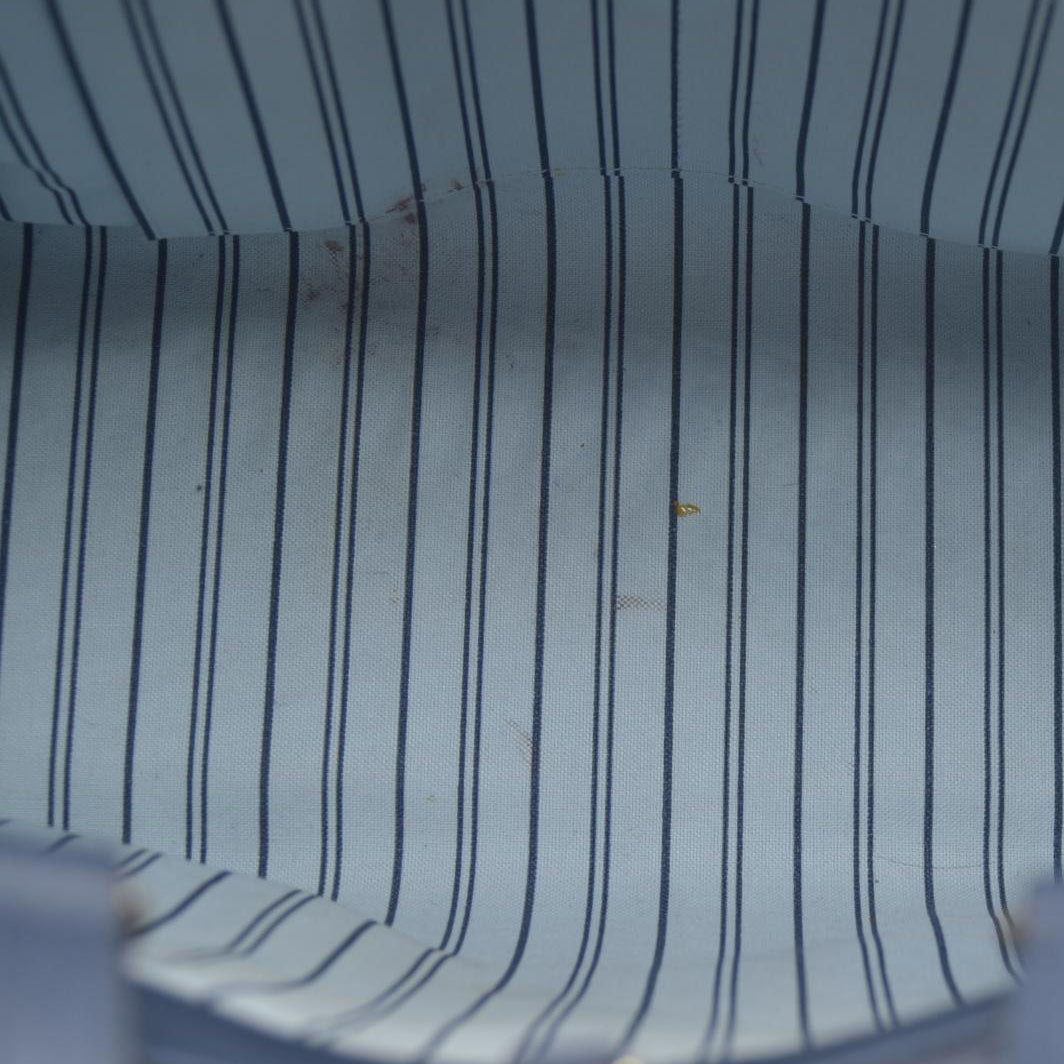 Louis Vuitton Raffia Calfskin Monogram Giant Onthego MM Blue