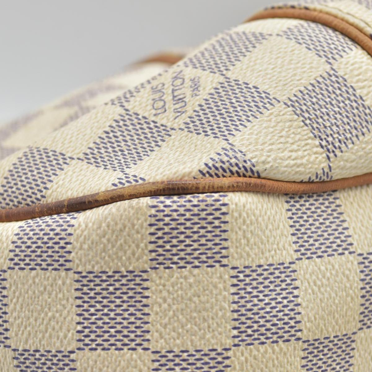$1800 2009 Louis Vuitton Galliera PM Damier Azur FL1079