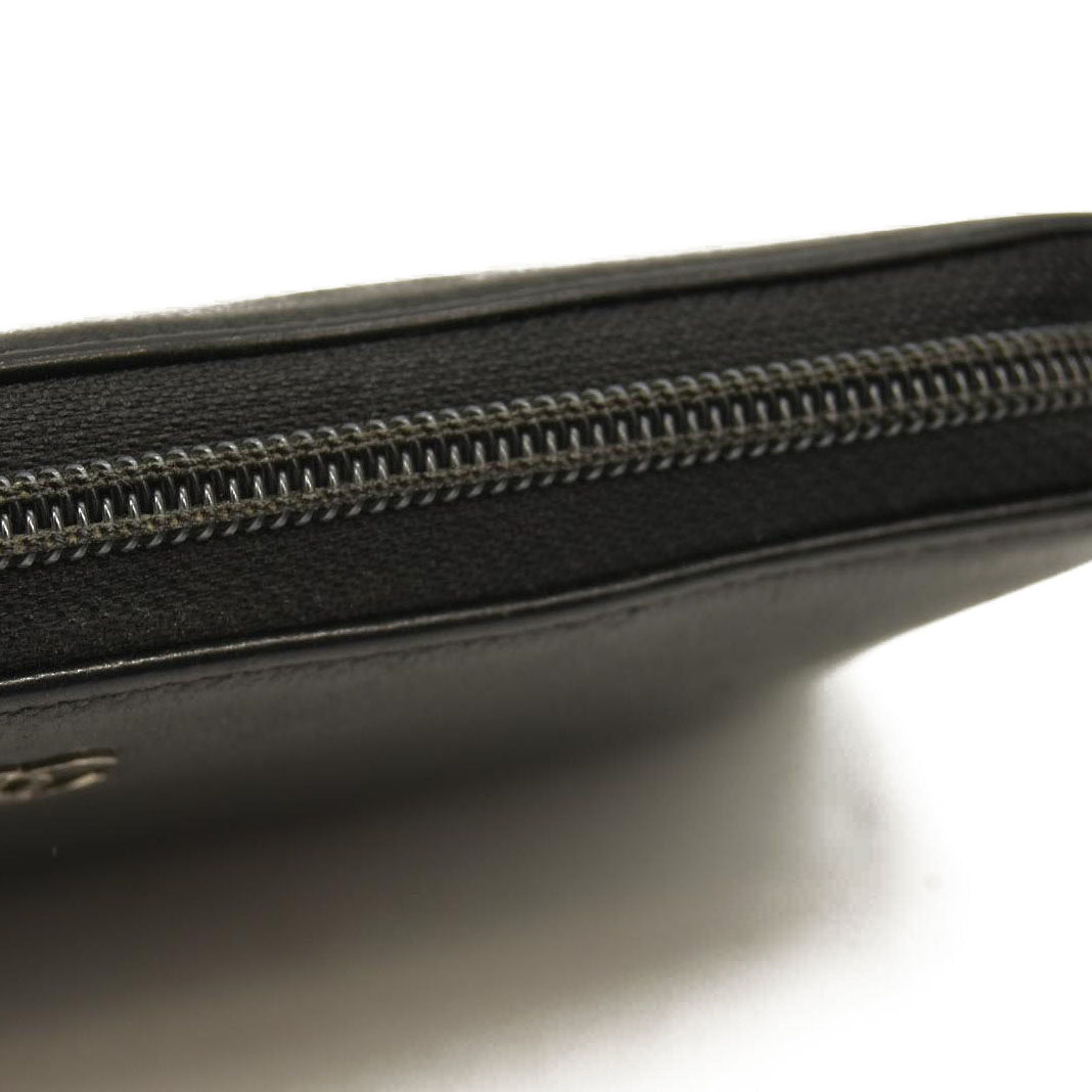 CHANEL Long Wallet Black Caviar Skin *16