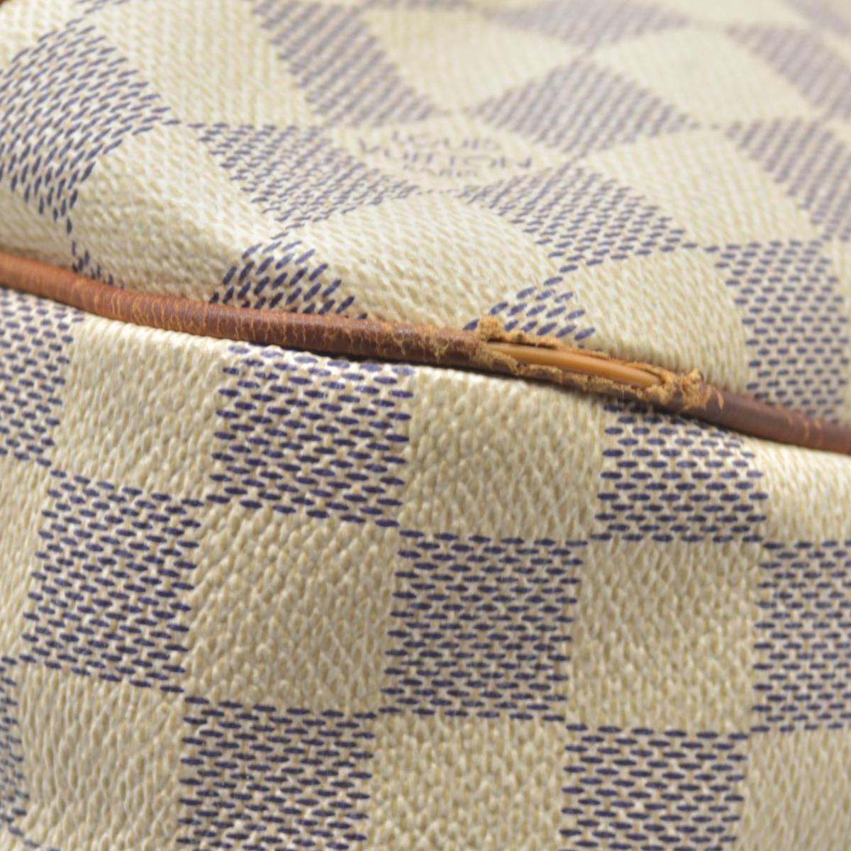 $1800 2009 Louis Vuitton Galliera PM Damier Azur FL1079