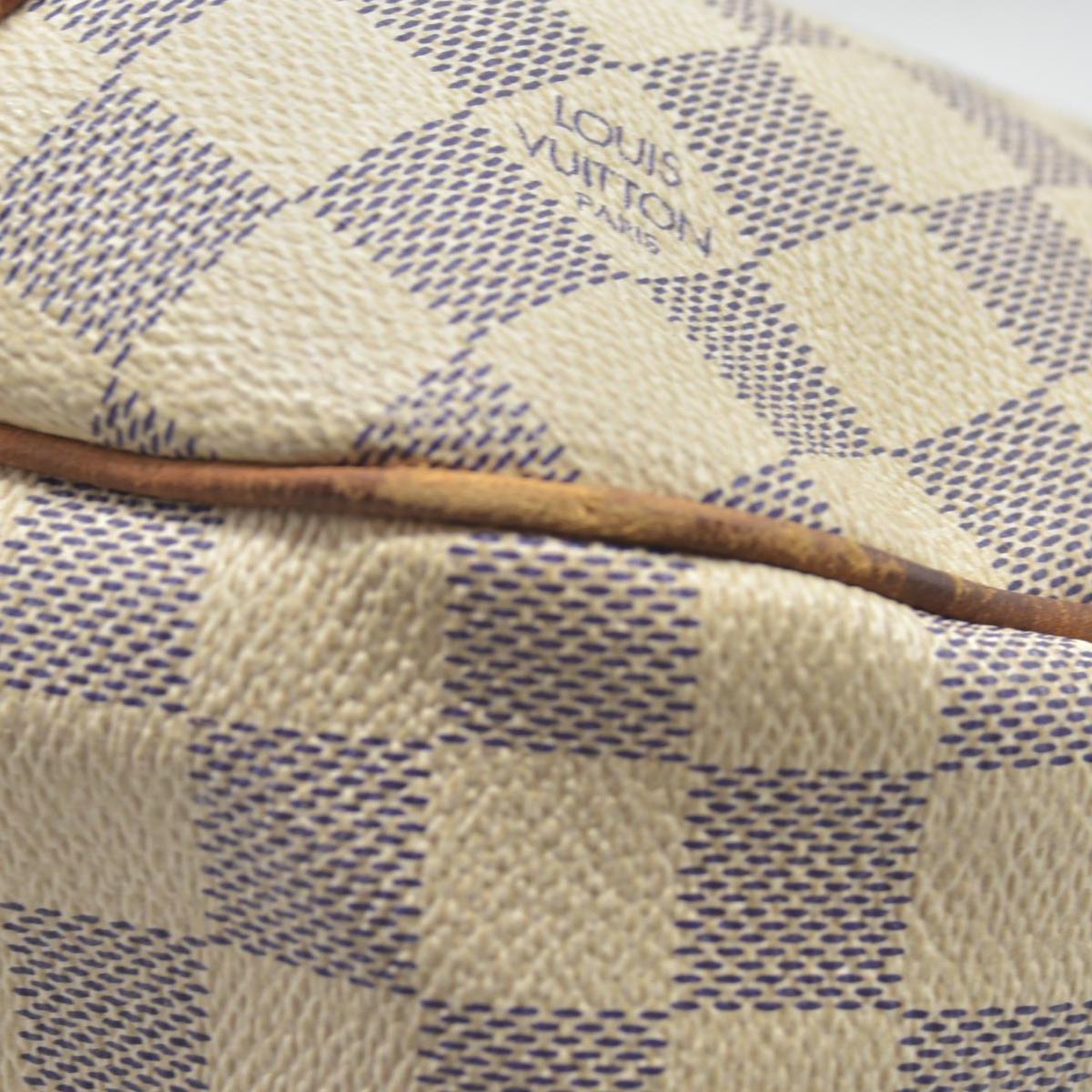 $1800 2009 Louis Vuitton Galliera PM Damier Azur FL1079