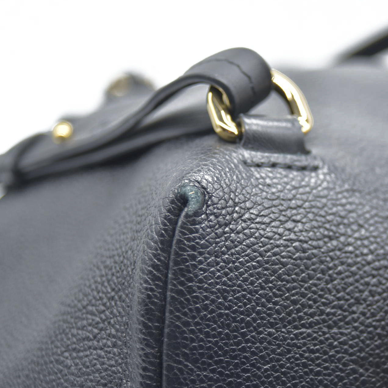 $2980 Louis Vuitton  Empreinte Montsouris NM Backpack Black Noir