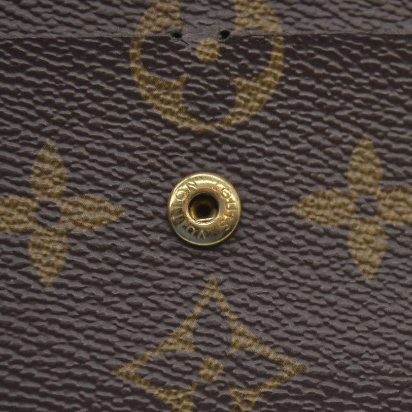 Louis Vuitton Monogram Bloom Flower Emilie Wallet Fuchsia CA4157