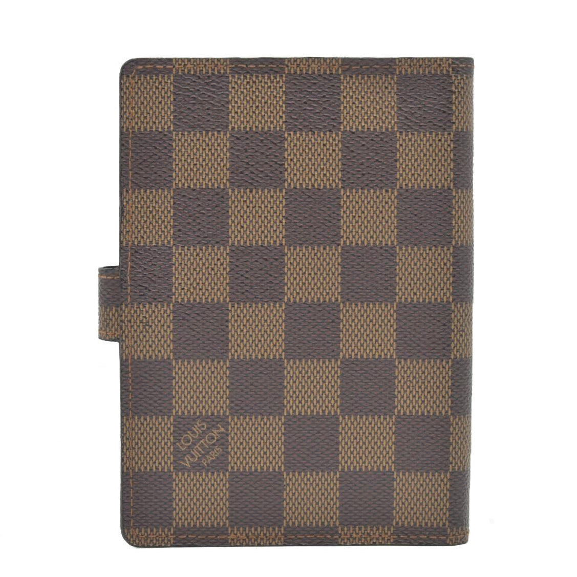 $505 2002 Louis Vuitton Damier Ebene Small Ring Agenda Cover CONSIGNMENT CA1002