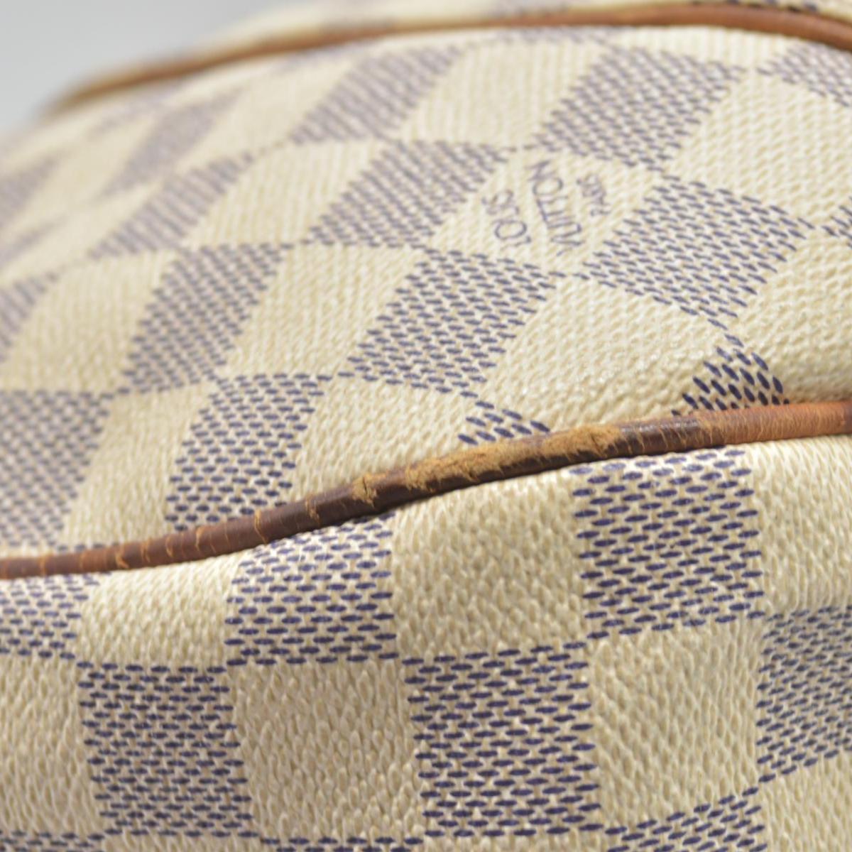 $1800 2009 Louis Vuitton Galliera PM Damier Azur FL1079
