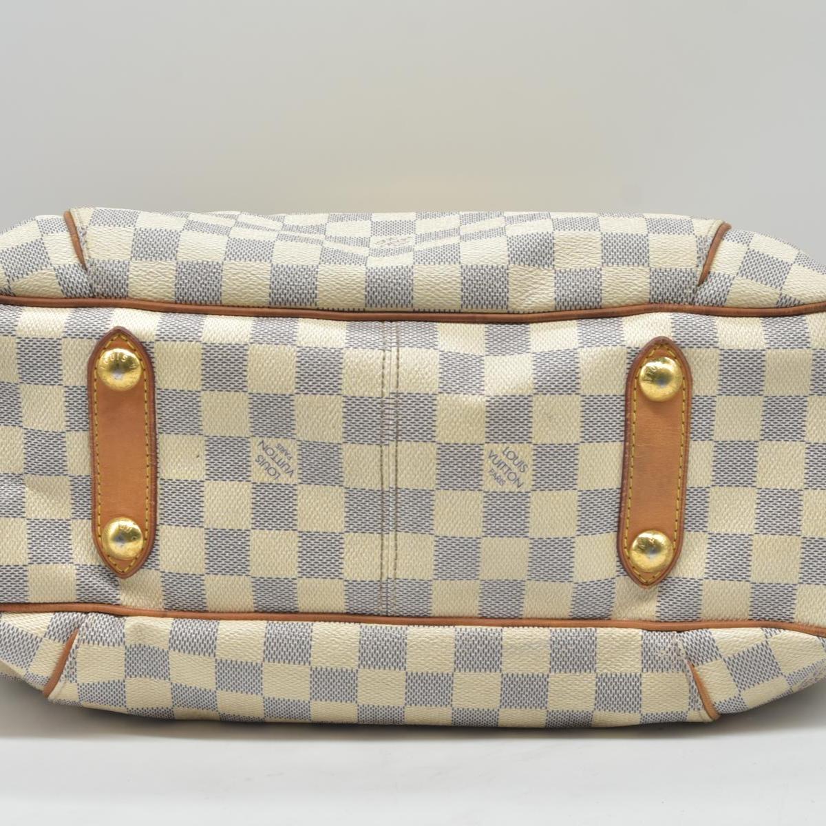 $1800 2009 Louis Vuitton Galliera PM Damier Azur FL1079