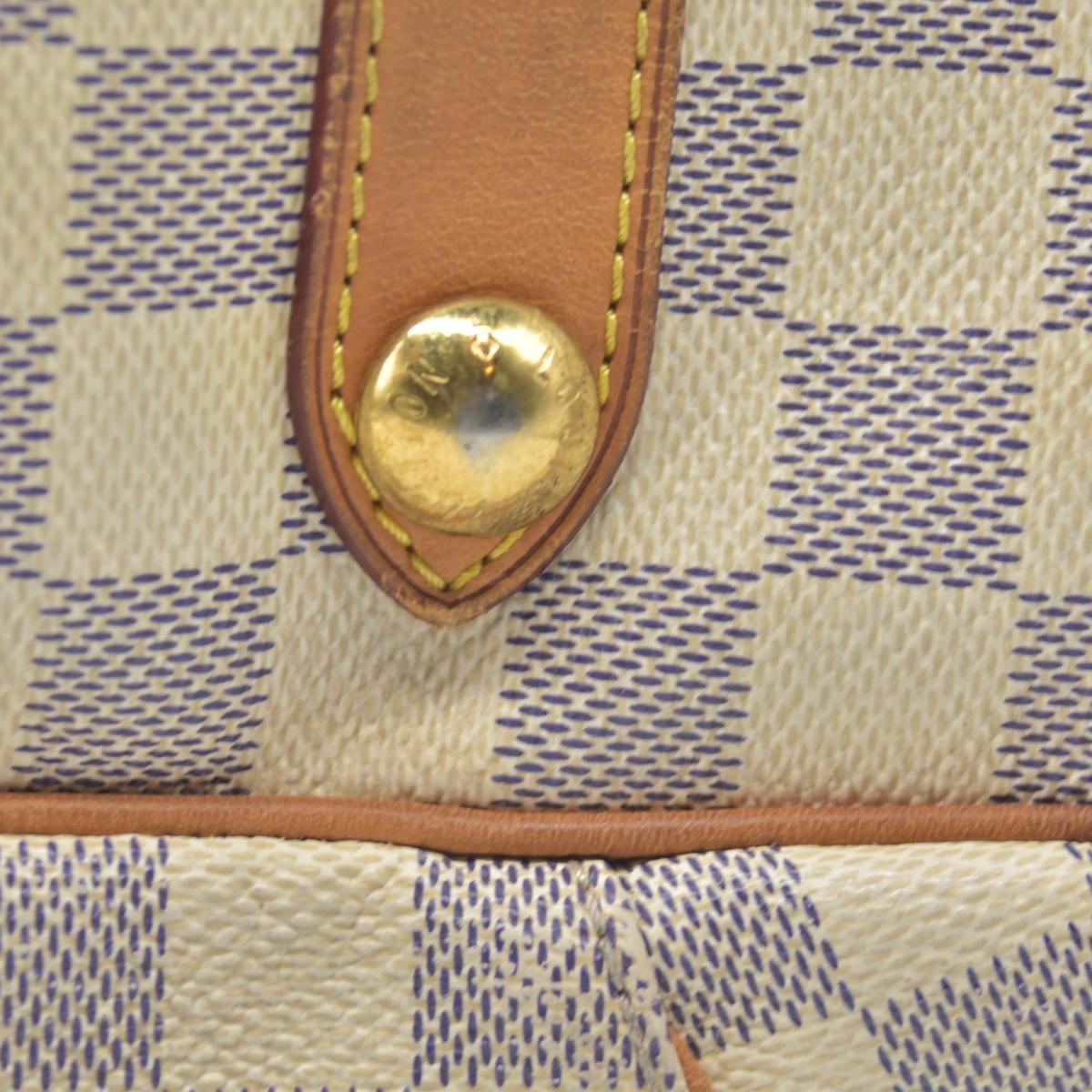 $1800 2009 Louis Vuitton Galliera PM Damier Azur FL1079