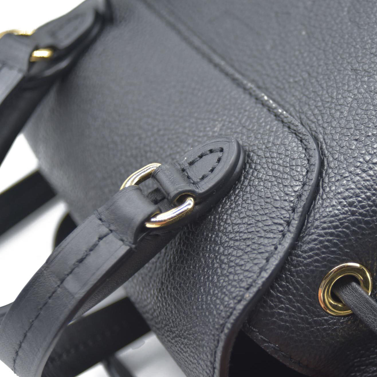 $2980 Louis Vuitton  Empreinte Montsouris NM Backpack Black Noir