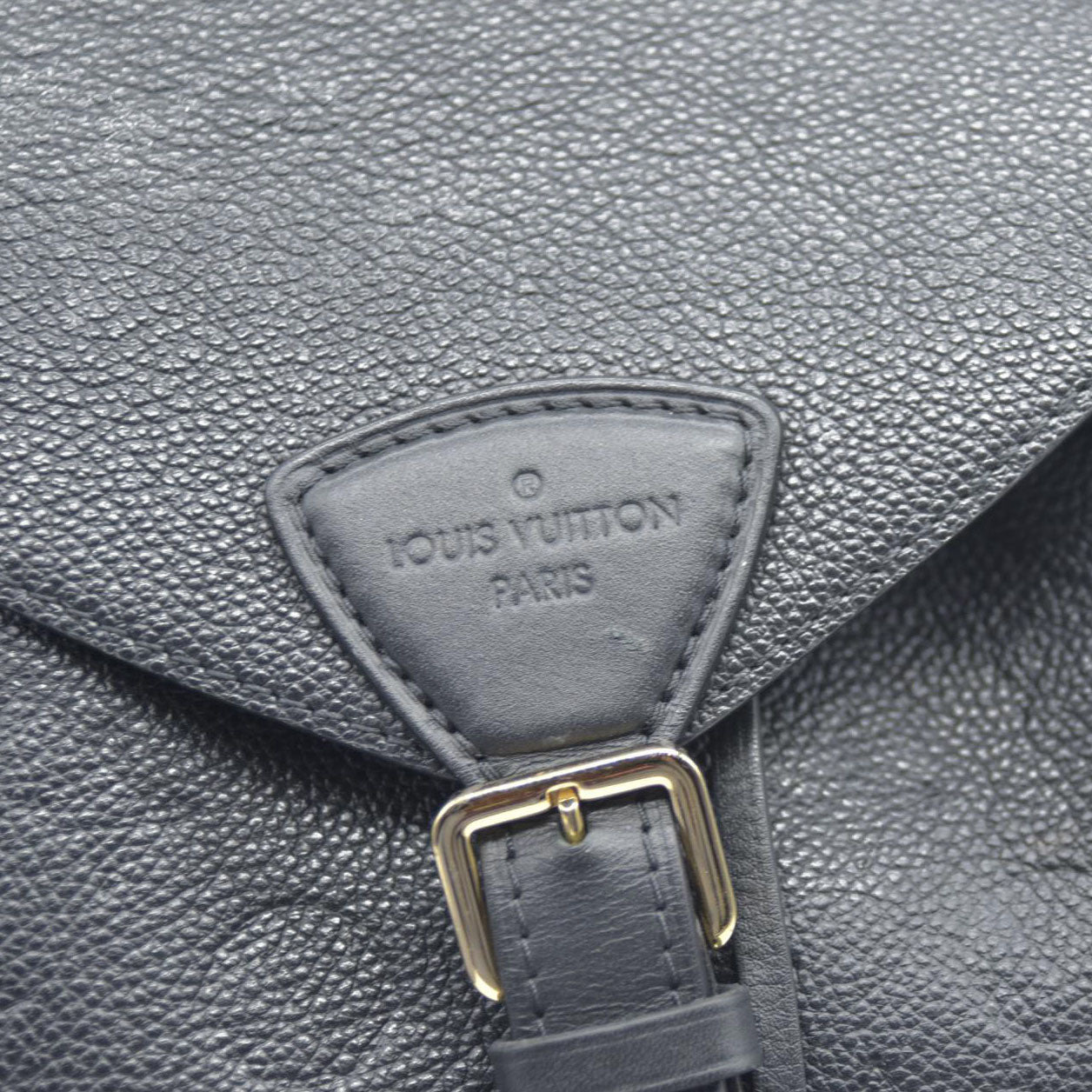 $2980 Louis Vuitton  Empreinte Montsouris NM Backpack Black Noir