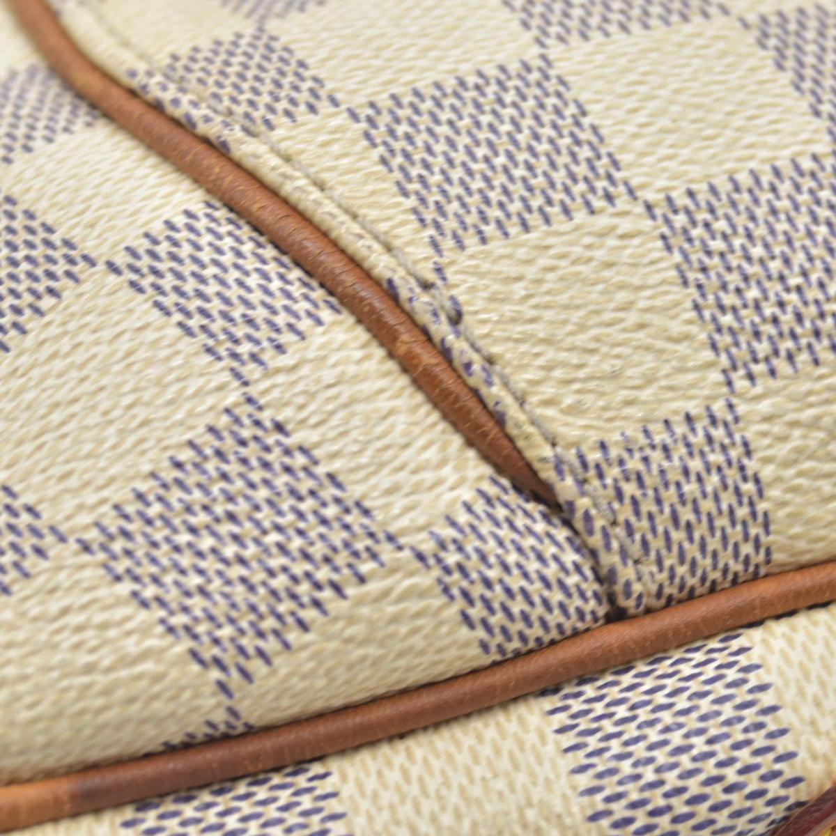 $1800 2009 Louis Vuitton Galliera PM Damier Azur FL1079