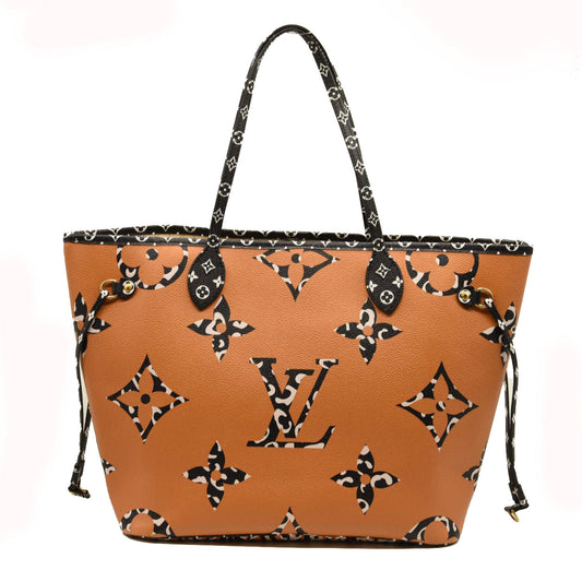 LOUIS VUITTON Monogram Giant Jungle Neverfull MM Ivory