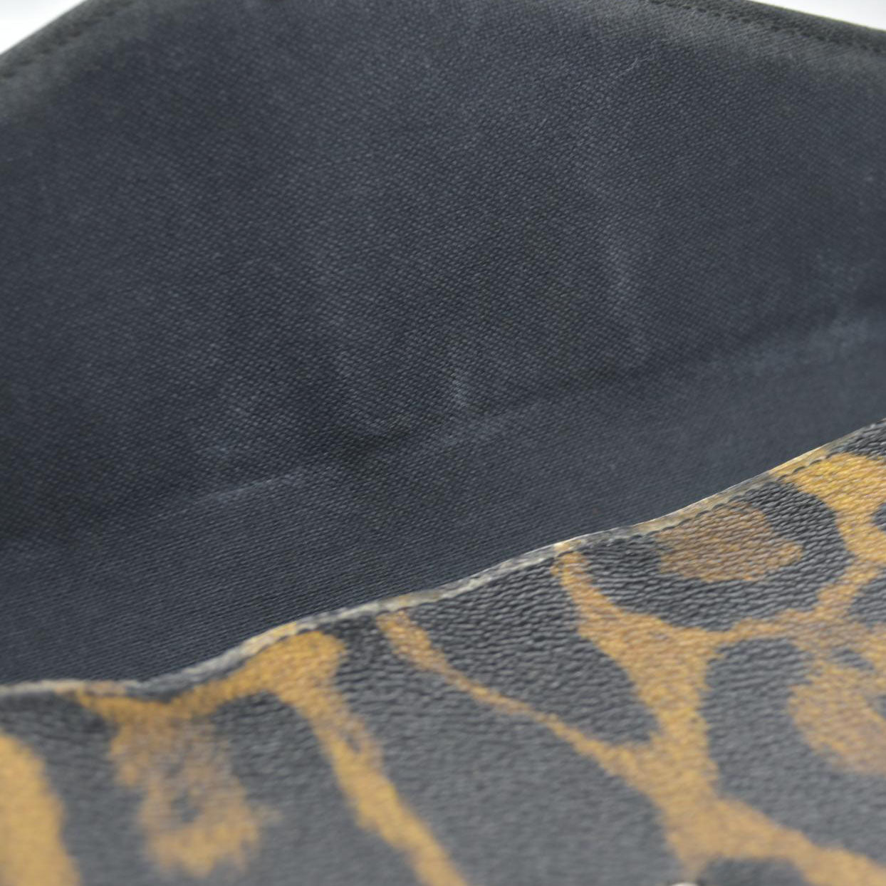 $1580 Louis Vuitton Monogram Leopard Pochette Felicie