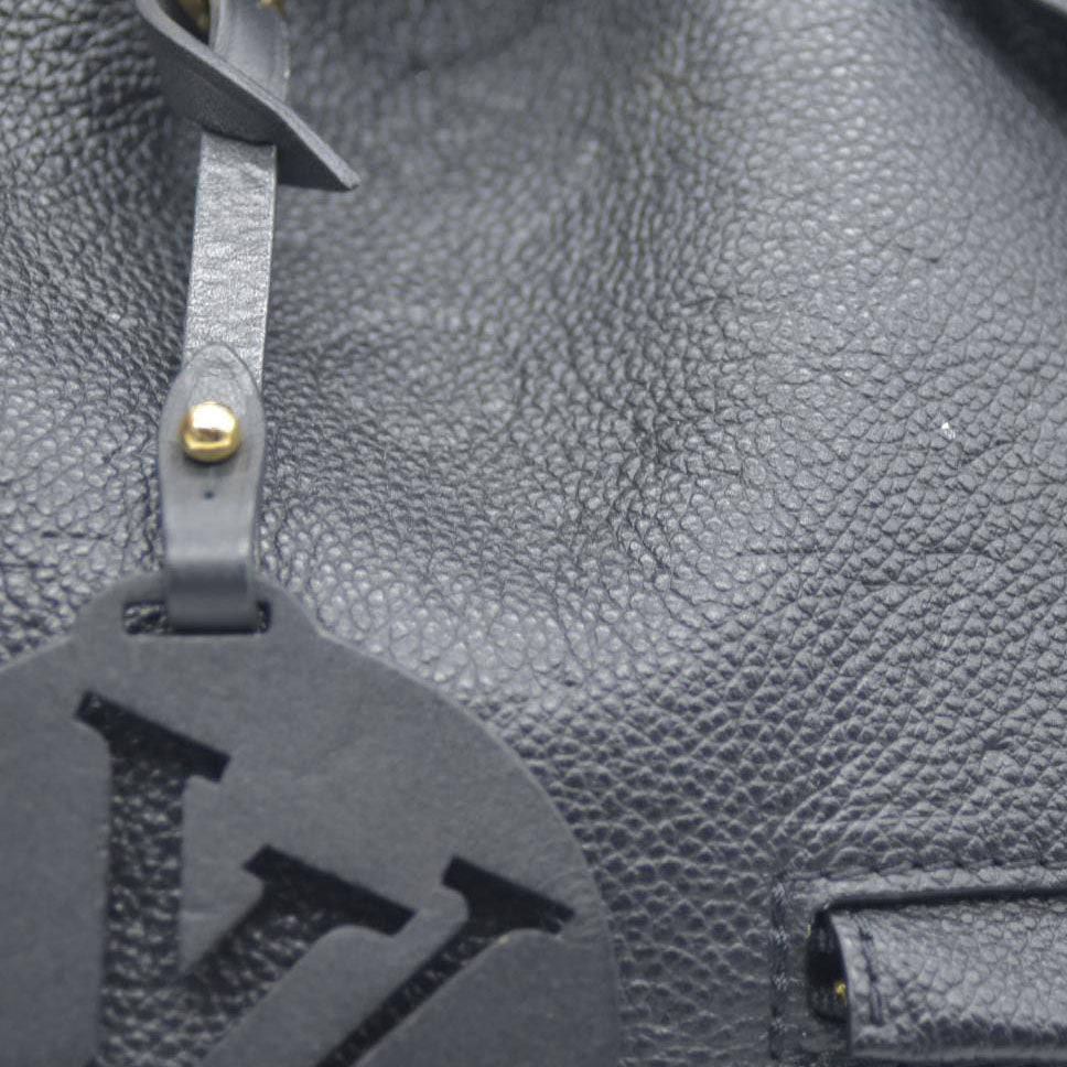 $2980 Louis Vuitton  Empreinte Montsouris NM Backpack Black Noir