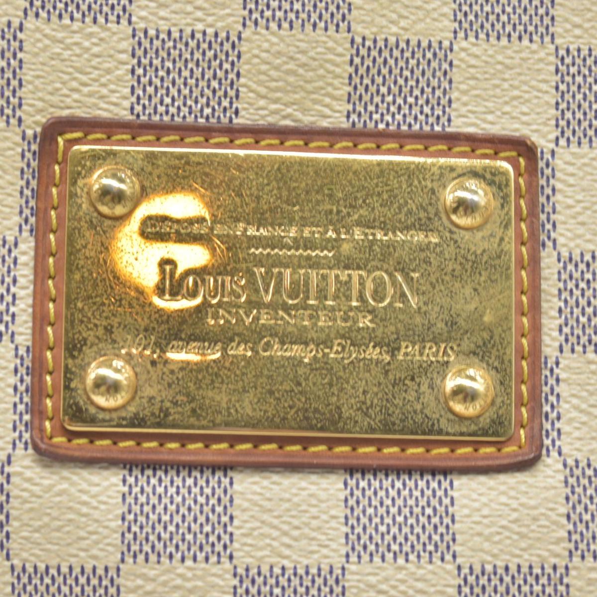 $1800 2009 Louis Vuitton Galliera PM Damier Azur FL1079