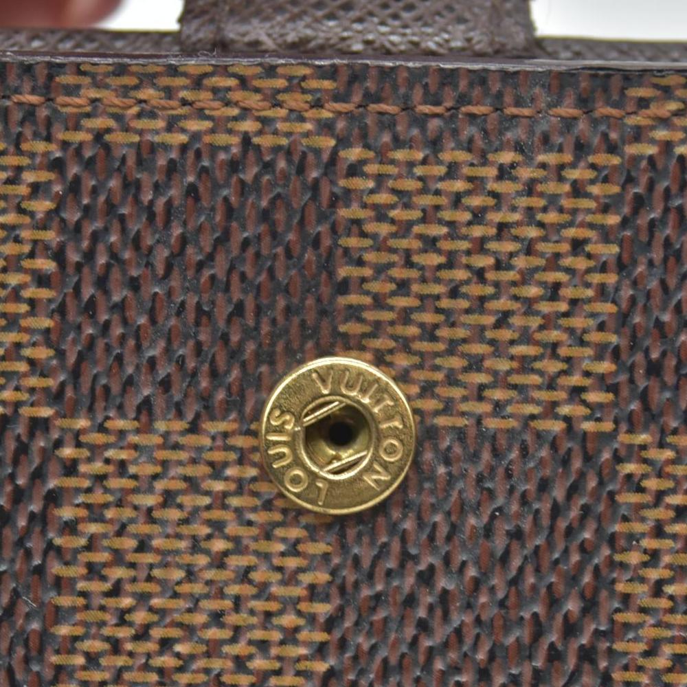 $505 2002 Louis Vuitton Damier Ebene Small Ring Agenda Cover CONSIGNMENT CA1002