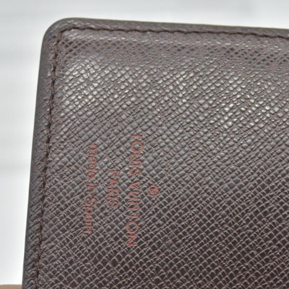 $505 2002 Louis Vuitton Damier Ebene Small Ring Agenda Cover CONSIGNMENT CA1002