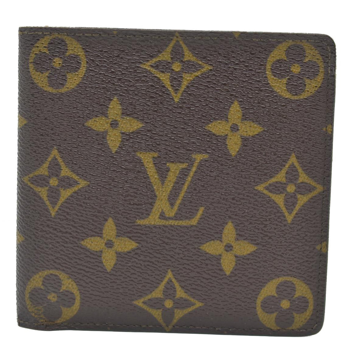 $515 MI89 1989 Louis Vuitton Monogram Portefeiulle Marco Bifold Wallet Brown CONSIGNMENT
