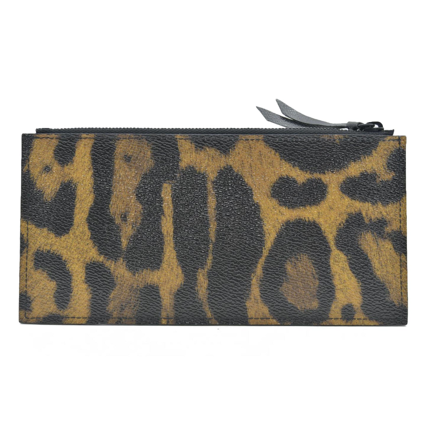 $600 Louis Vuitton Monogram Leopard Pochette Felicie Zipper Insert