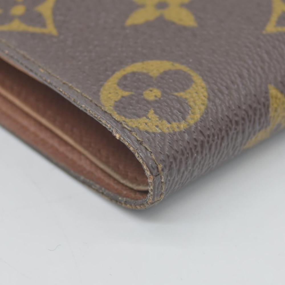 $515 MI89 1989 Louis Vuitton Monogram Portefeiulle Marco Bifold Wallet Brown CONSIGNMENT
