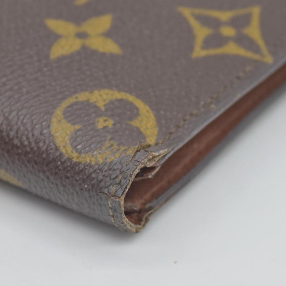 $515 MI89 1989 Louis Vuitton Monogram Portefeiulle Marco Bifold Wallet Brown CONSIGNMENT