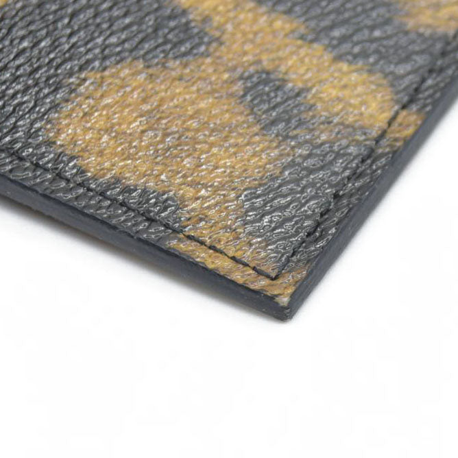 $600 Louis Vuitton Monogram Leopard Pochette Felicie Zipper Insert