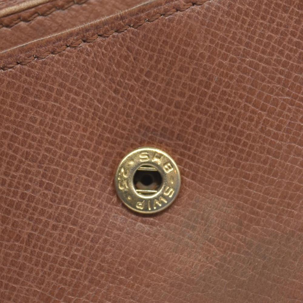 $515 MI89 1989 Louis Vuitton Monogram Portefeiulle Marco Bifold Wallet Brown CONSIGNMENT