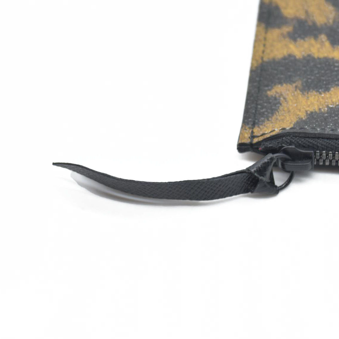 $600 Louis Vuitton Monogram Leopard Pochette Felicie Zipper Insert
