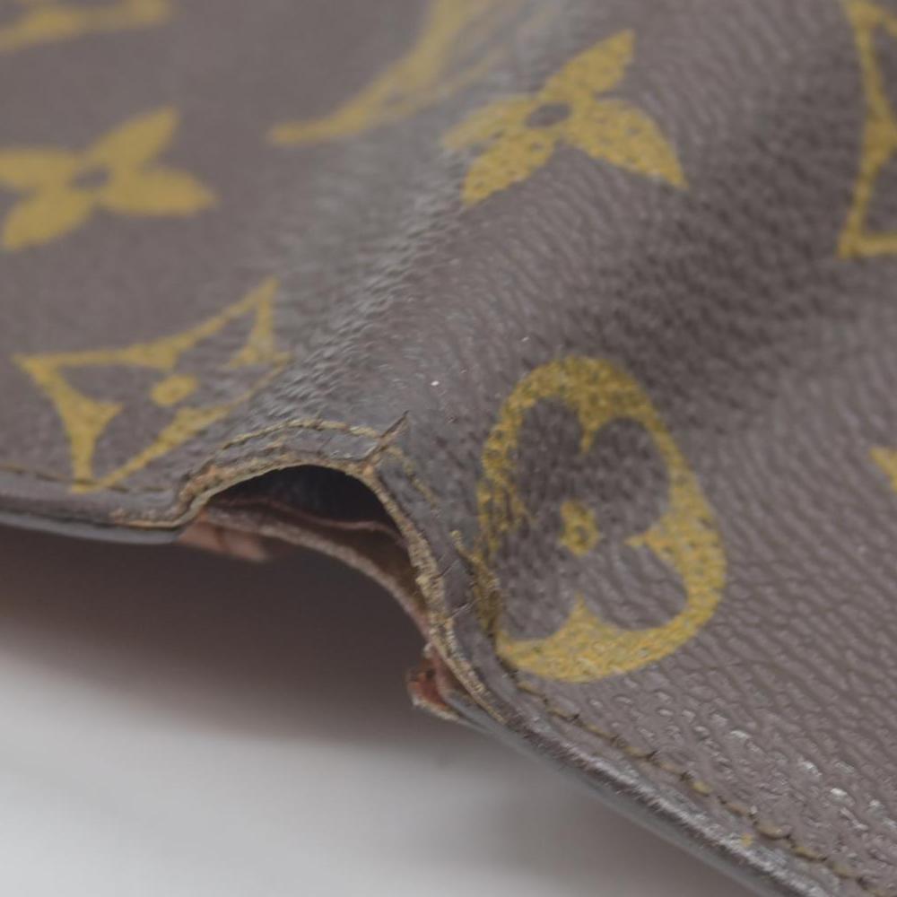 $515 MI89 1989 Louis Vuitton Monogram Portefeiulle Marco Bifold Wallet Brown CONSIGNMENT