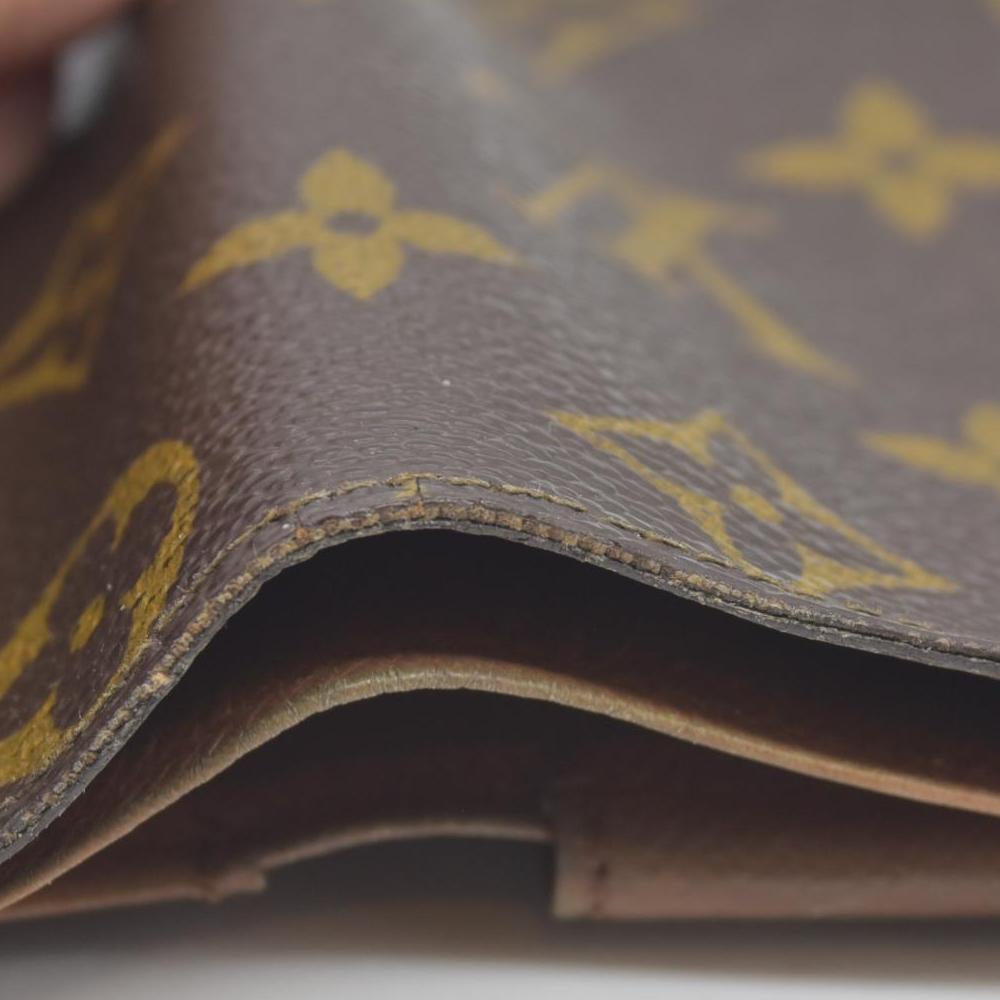 $515 MI89 1989 Louis Vuitton Monogram Portefeiulle Marco Bifold Wallet Brown CONSIGNMENT