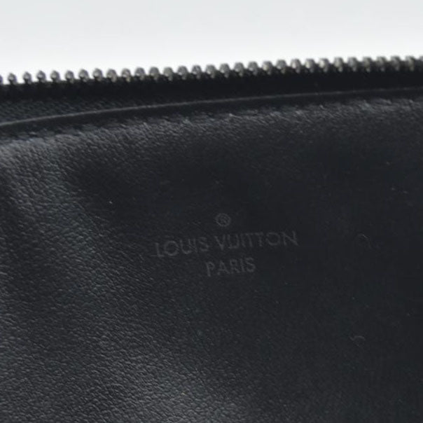 $600 Louis Vuitton Monogram Leopard Pochette Felicie Zipper Insert