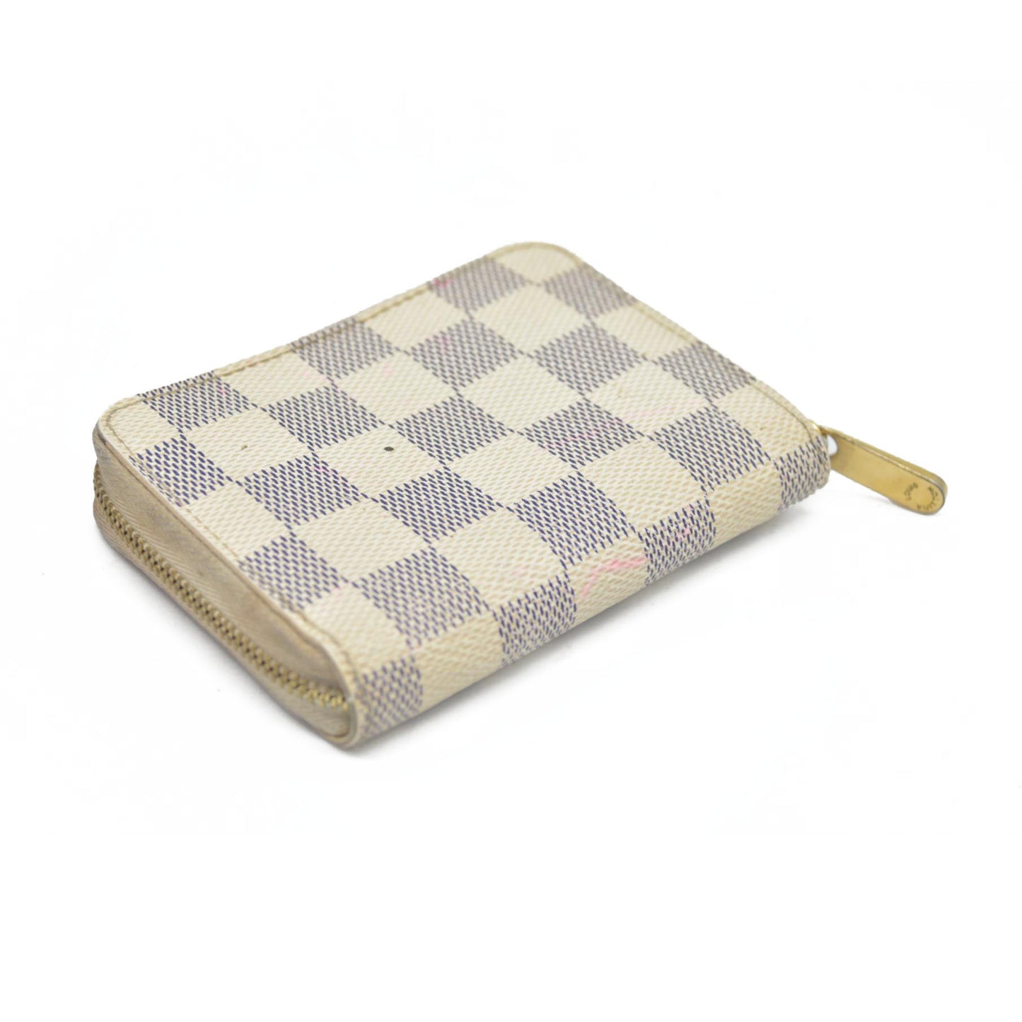 $620 Louis Vuitton  Damier Azur Zippy Coin Purse  CA3172